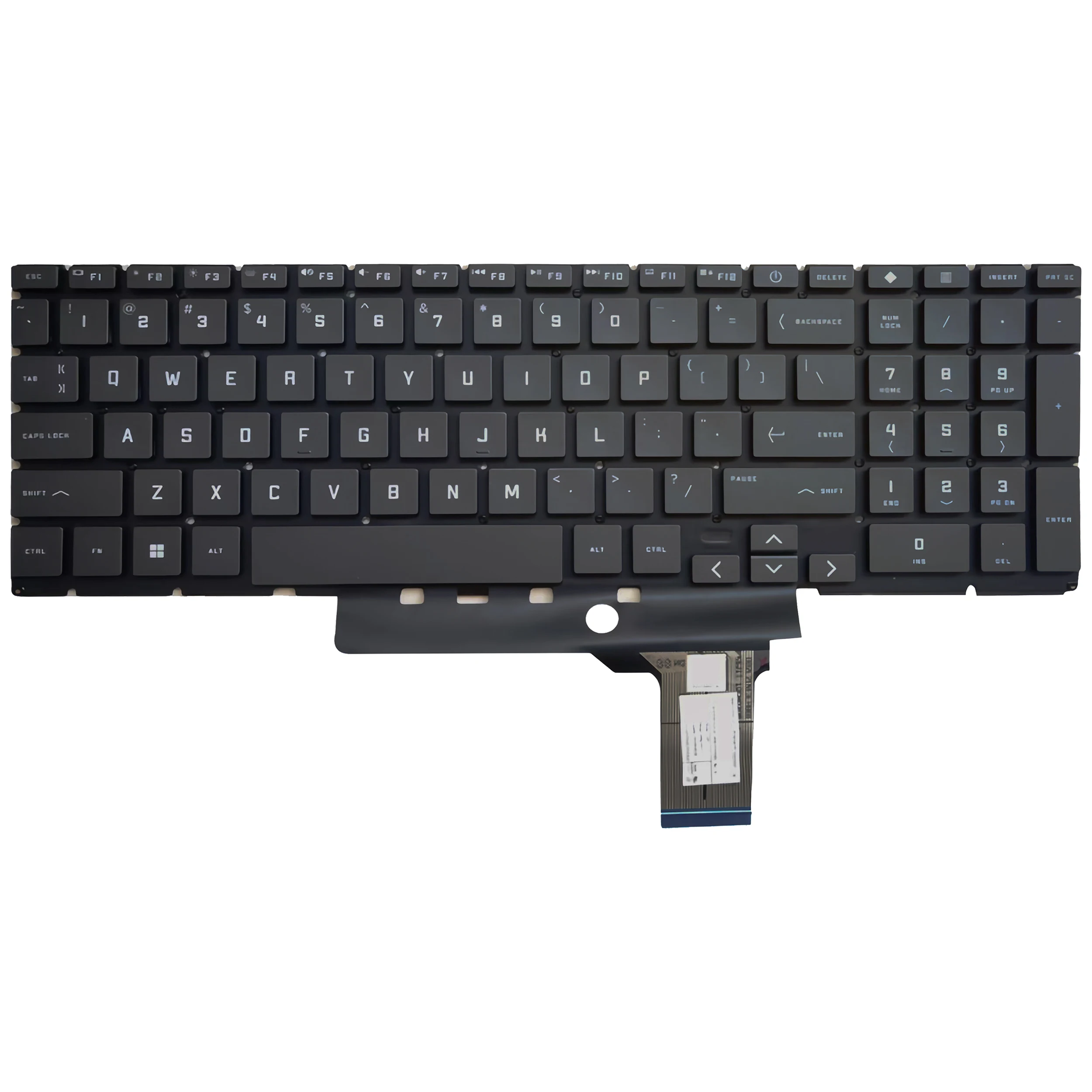 Imagem -06 - Laptop Palmrest Teclado Top Case Substituição de Luz de Fundo 95 Novo hp Victus 15-fa 15-fa0031dx 15-fa0010nr Tpn-q278