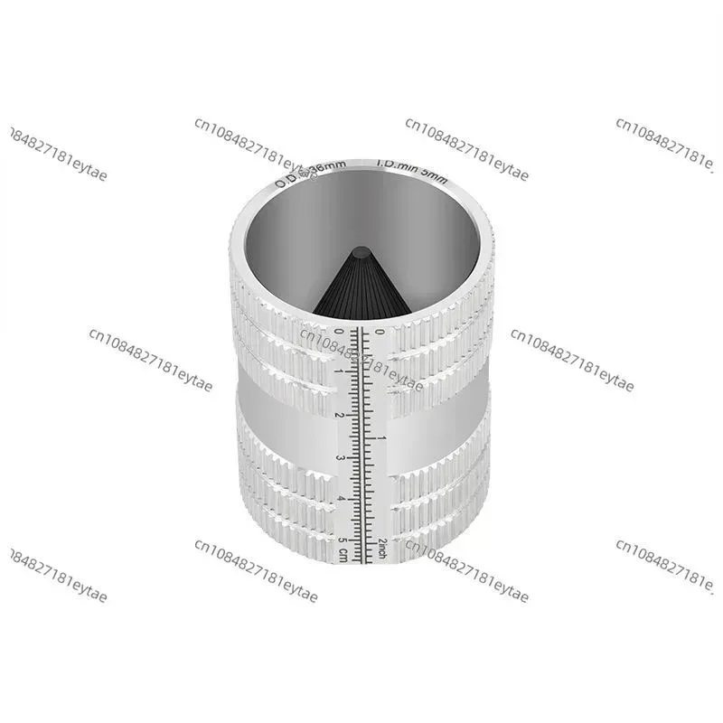 Stainless Steel Pipe Scraper with Scale Internal and External Inverted Foot Trimmer Aluminum Alloy
