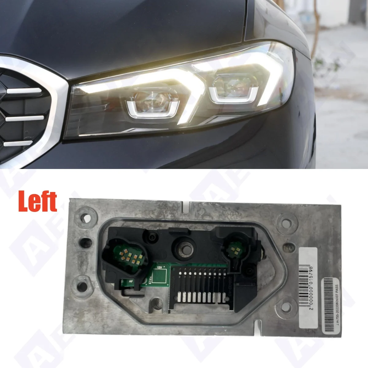 

Модуль White Angel Eye DRL для европейской версии 2023 2024 BMW 3 серии G20 G21 LCI 320i I3, дневные ходовые огни