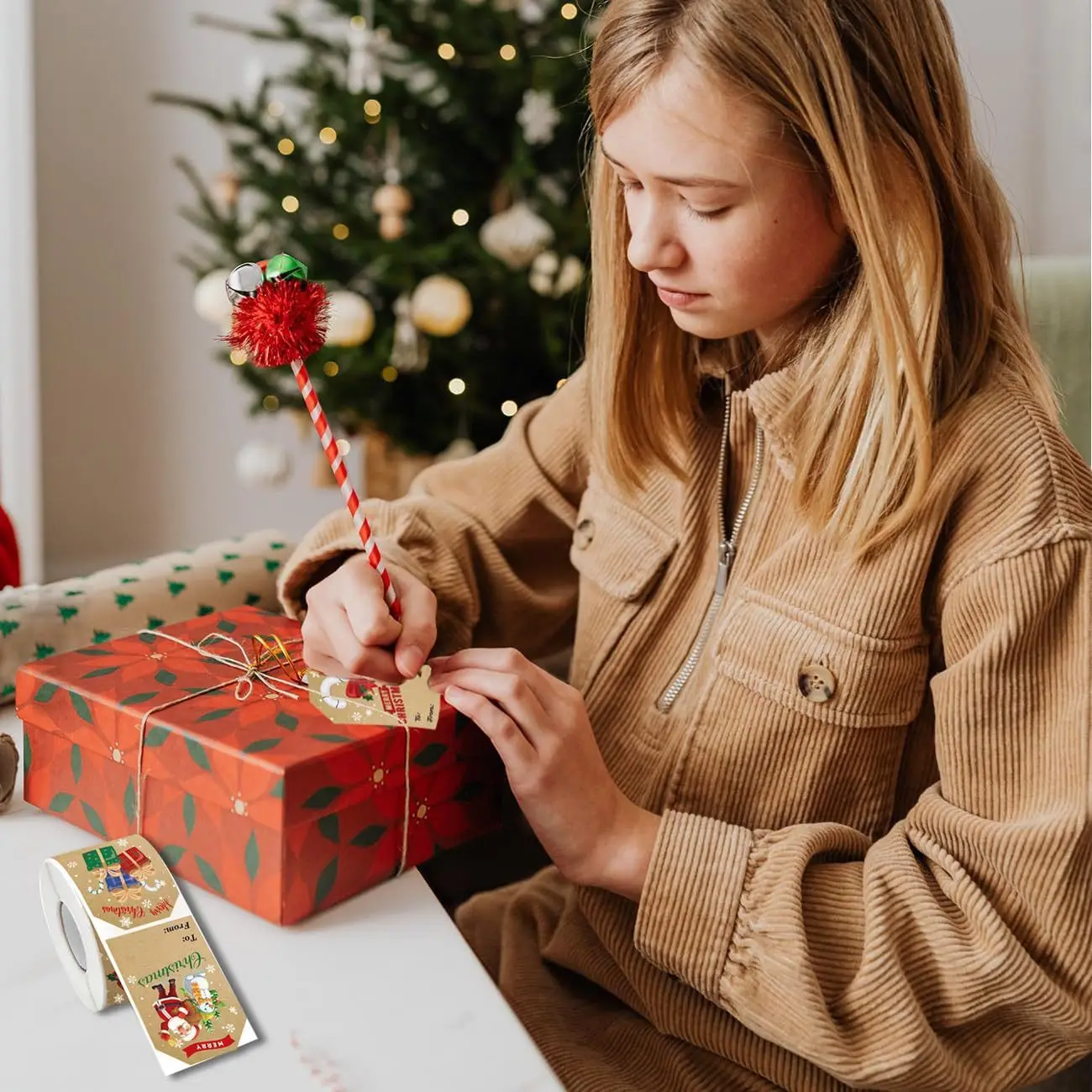 300 szt. Świąteczne naklejki na prezenty, naklejki Pulp Fiction Ojciec Chrzestny Retro Modne naklejki na laptopa, album do scrapbookingu, bagaż, telefon, prezenty