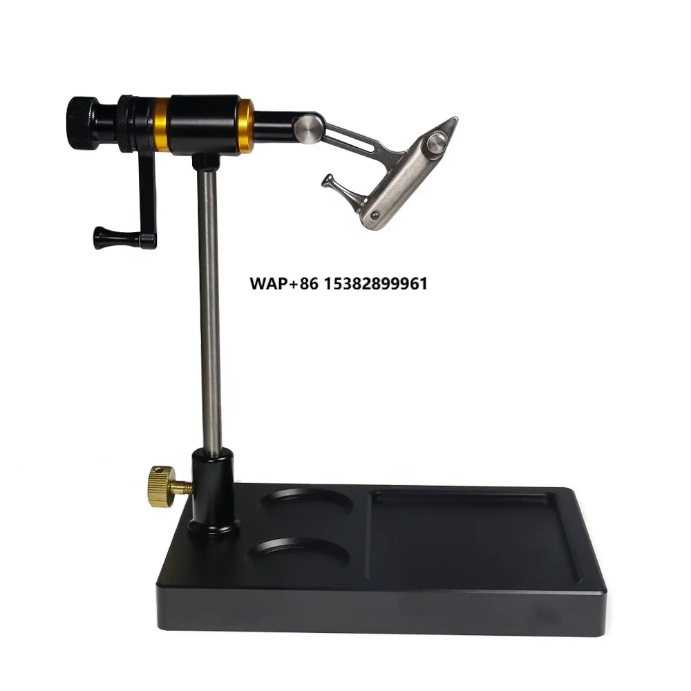 

Rotary fly tie vice reinforced hard claw 360 degree rotating precision fixture hook fly tie kit