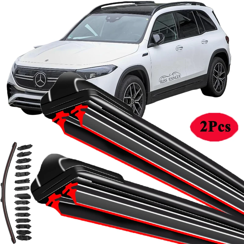 

For MERCEDES BENZ EQA EQB EQC H243 X243 N293 2019-2024 Car Windshield Wiper Blade Front Windscreen Brushes Washer Accessories