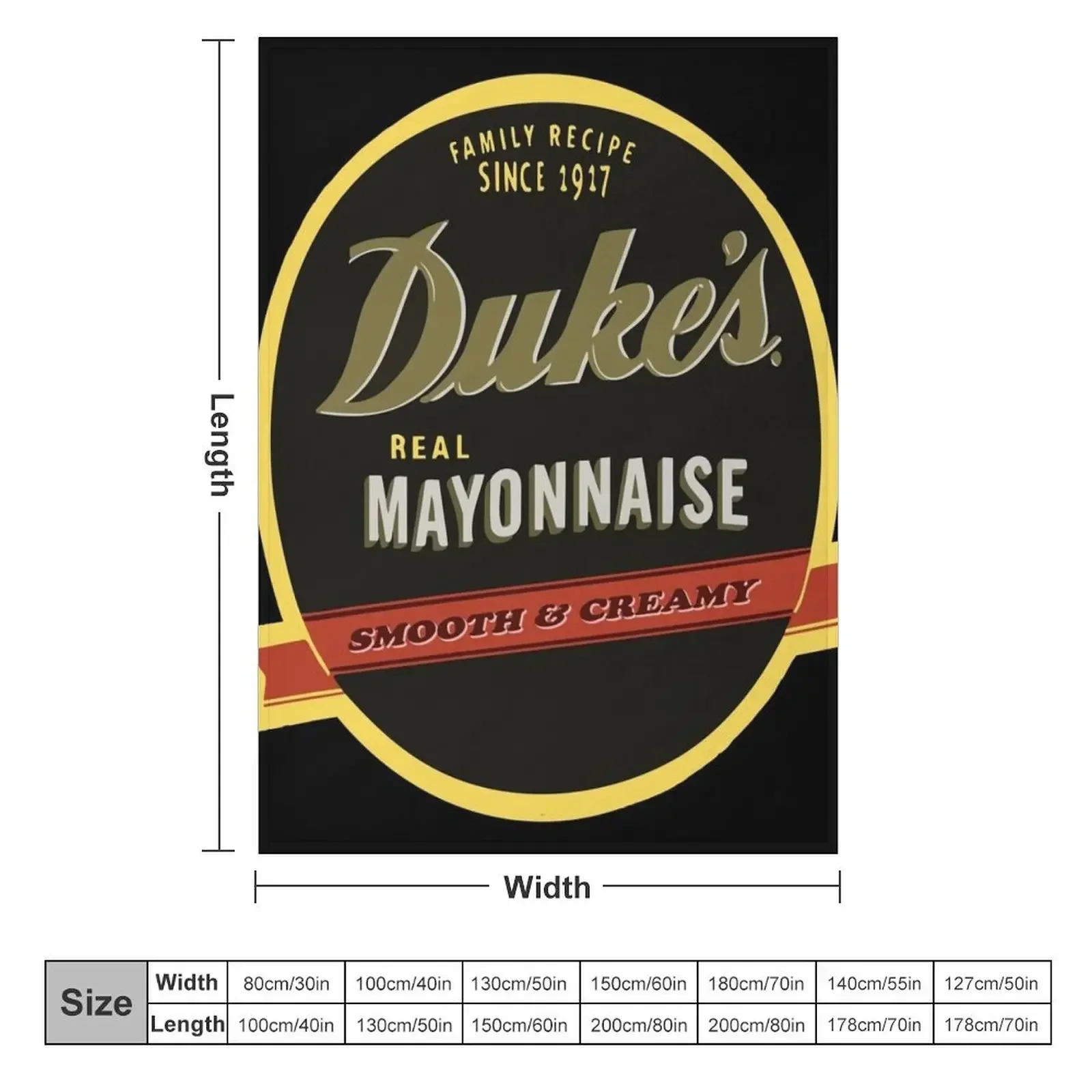 DUKE'S MAYO Throw Blanket Comforter Multi-Purpose Blankets