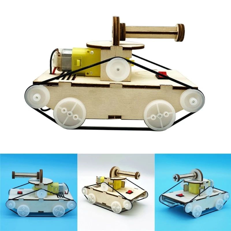 DIY Model Kits Vehicles Block Activity Centers Mechanical Toy Brain Teasers Wooden Educational  Making Kits Dropship