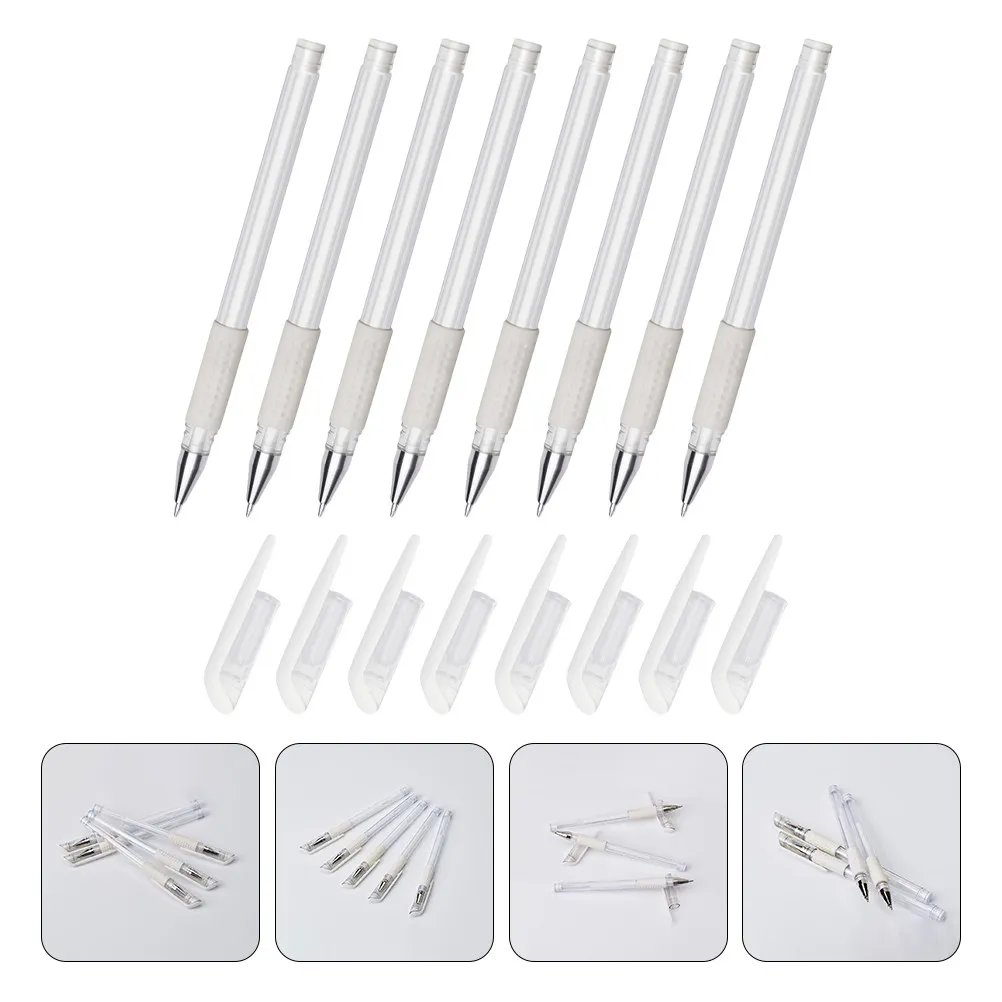 8Pcs Waterproof Skin Marker Pens Grade Fine Tip Tattooing Tool for Eyebrow Lip Tattoo Salon Use Professional Marking Pen