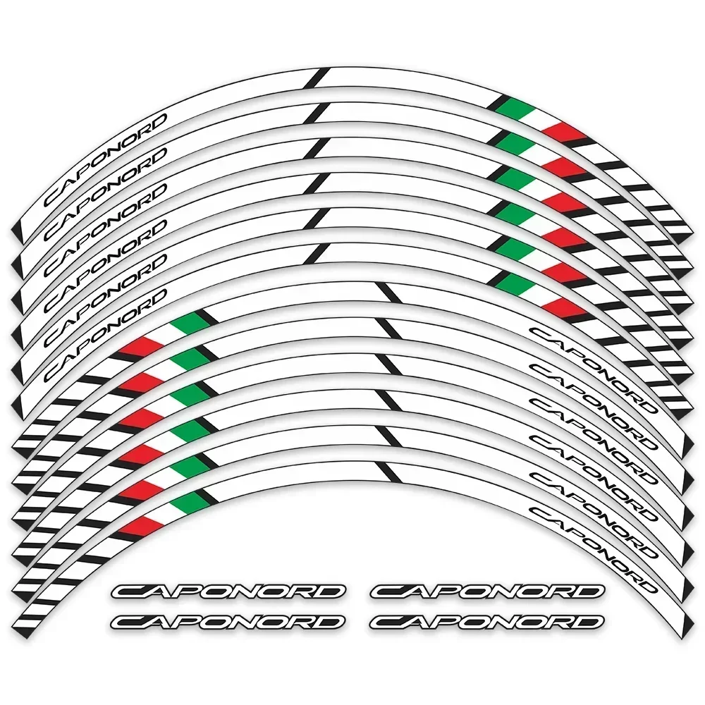 Per APRILIA CAPONORD 1200 parti del motociclo Contour Wheel Decoration Decal Sticker - A MOto