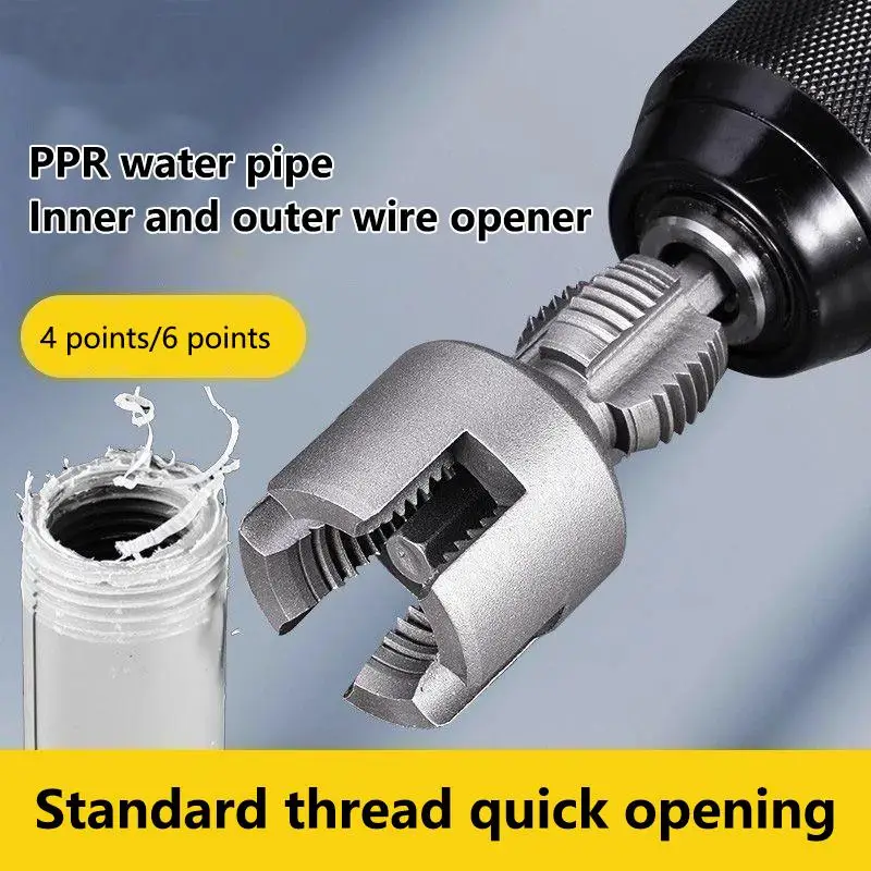 Alloy Steel Thread Opener Set Durable Inner Outer Thread Universal Hex Handle for Mechanical Repair DIY Projects