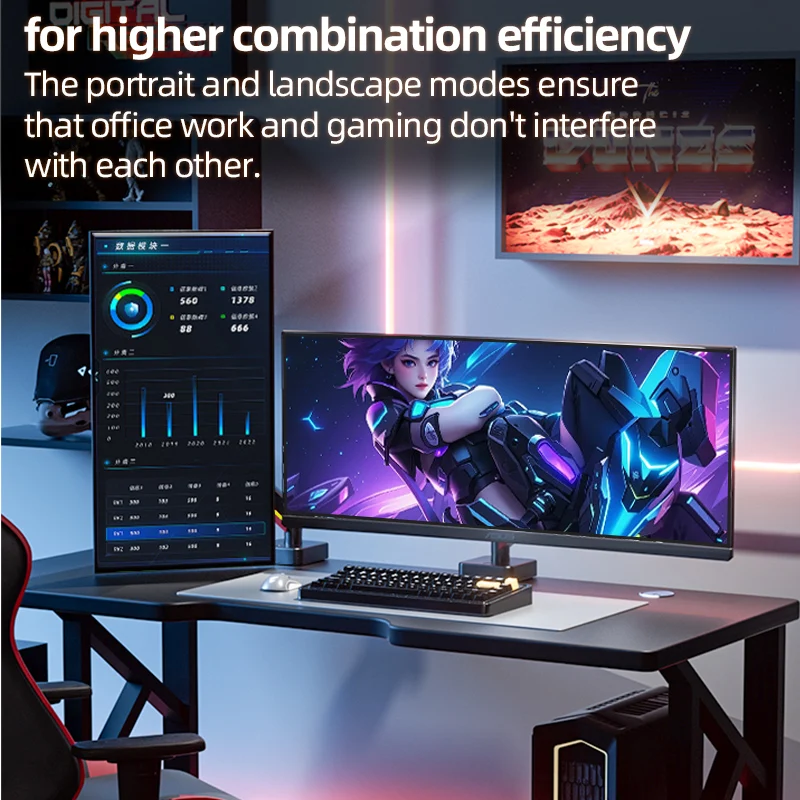 HILLPORT sprężyna gazowa 13-45 "uchwyt do montażu monitora ramię G9 pulpit TV Suporte ergonomiczny stojak na komputer PC organizator Escritorio E9