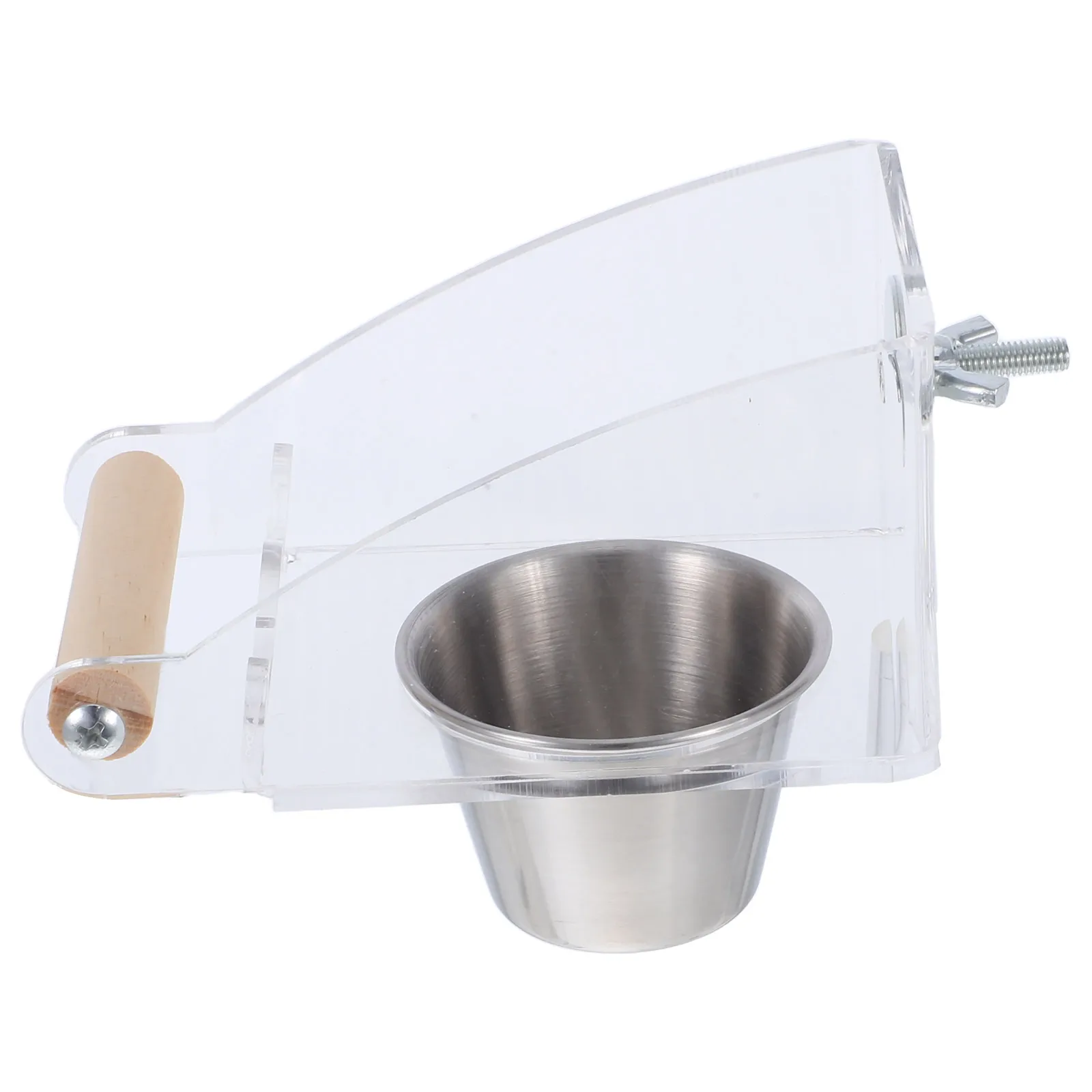 

Automatic Bird Feeder Spillproof Parrot Cups Indoor Pet No Waste Safe Materials Stylish Design Bird Water Feeder Cage