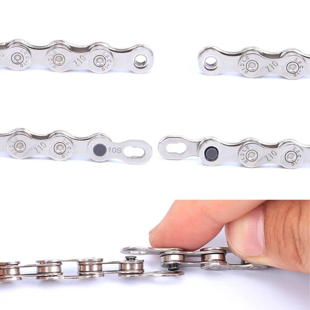 10Pair Bike Chain Link Durable Quick Connector Suitable for 10 Speed Bicycle Temporary Repair Accessory Chain Joint