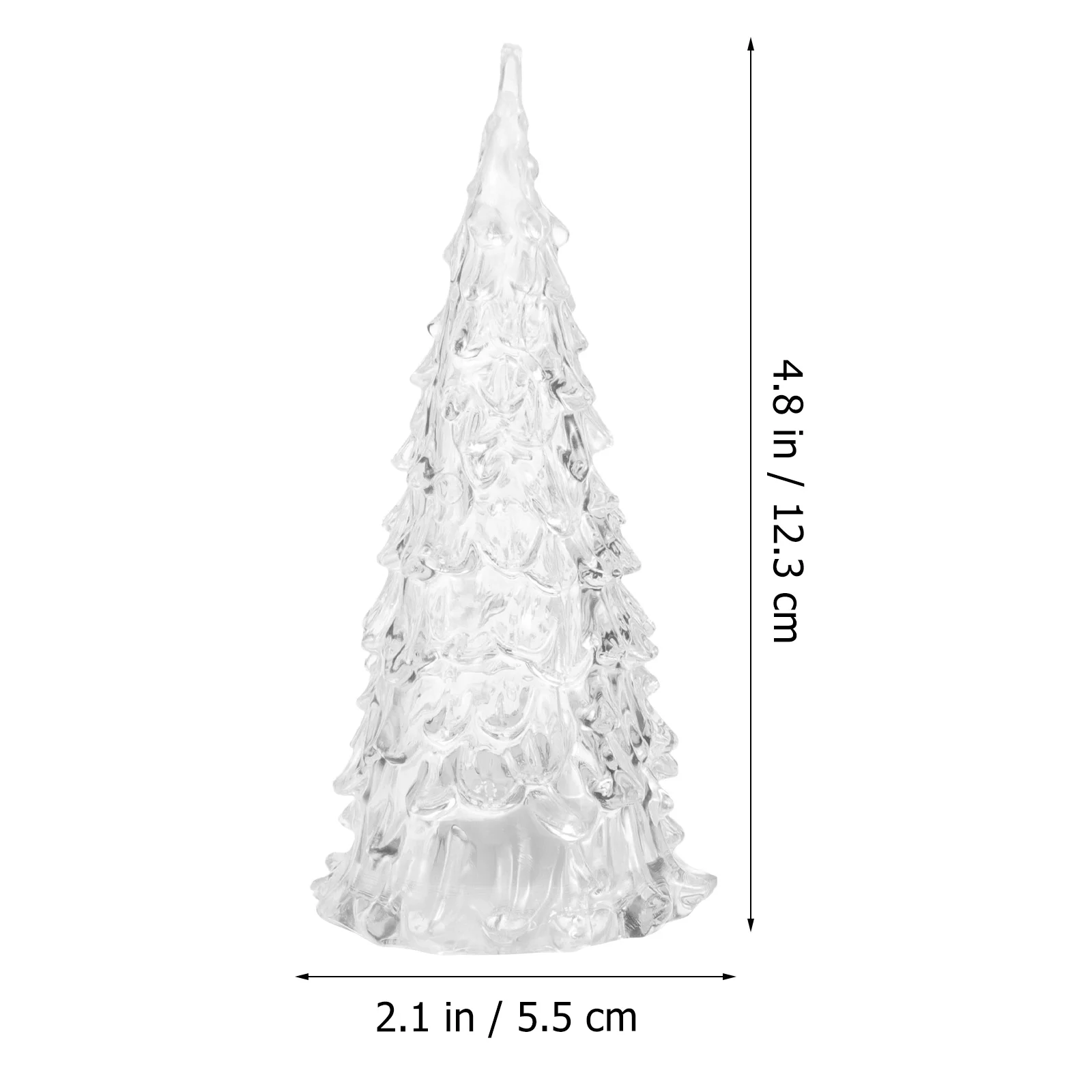 

4Pcs LED Mini Christmas Tree Ornament Night Lights Desktop Christmas Decor Small Colorful Tabletop Xmas Party Tiny Tree