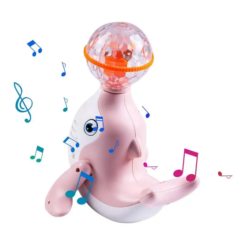 

Light Up Dolphin Baby Toys Electric Dolphin Toys Luminous Whale Singing Musical Toys Interactive Musical Dolphin Gift For Kids