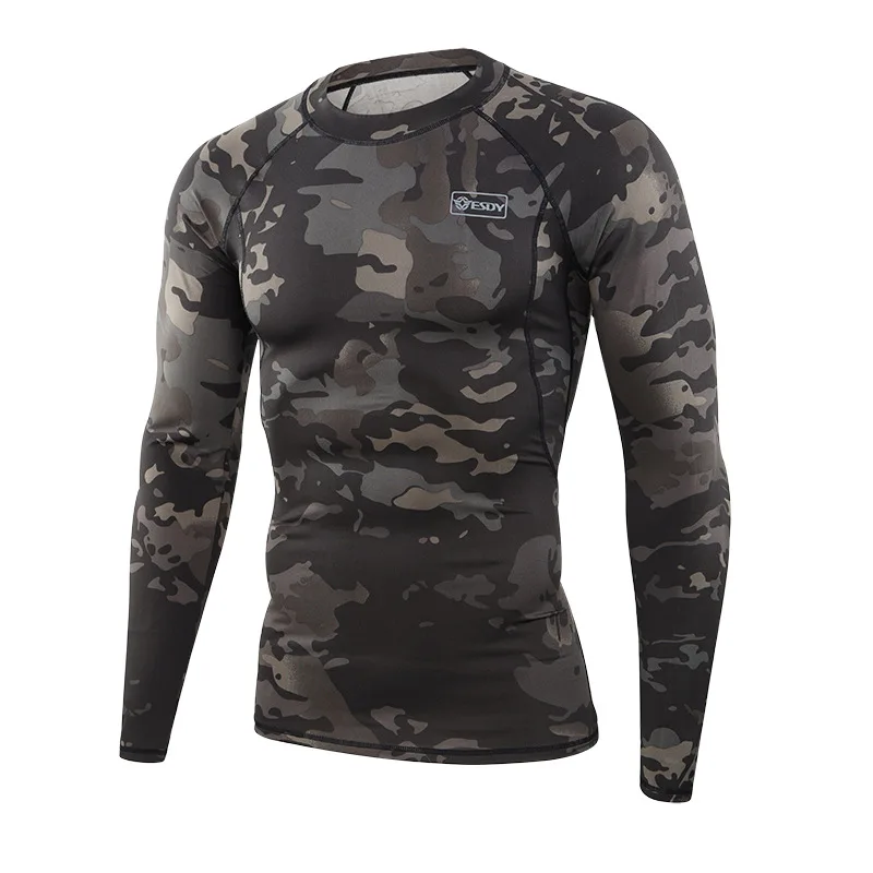 Ropa interior térmica camuflaje hombre – Conjunto de lana compressiva - imagen 3
