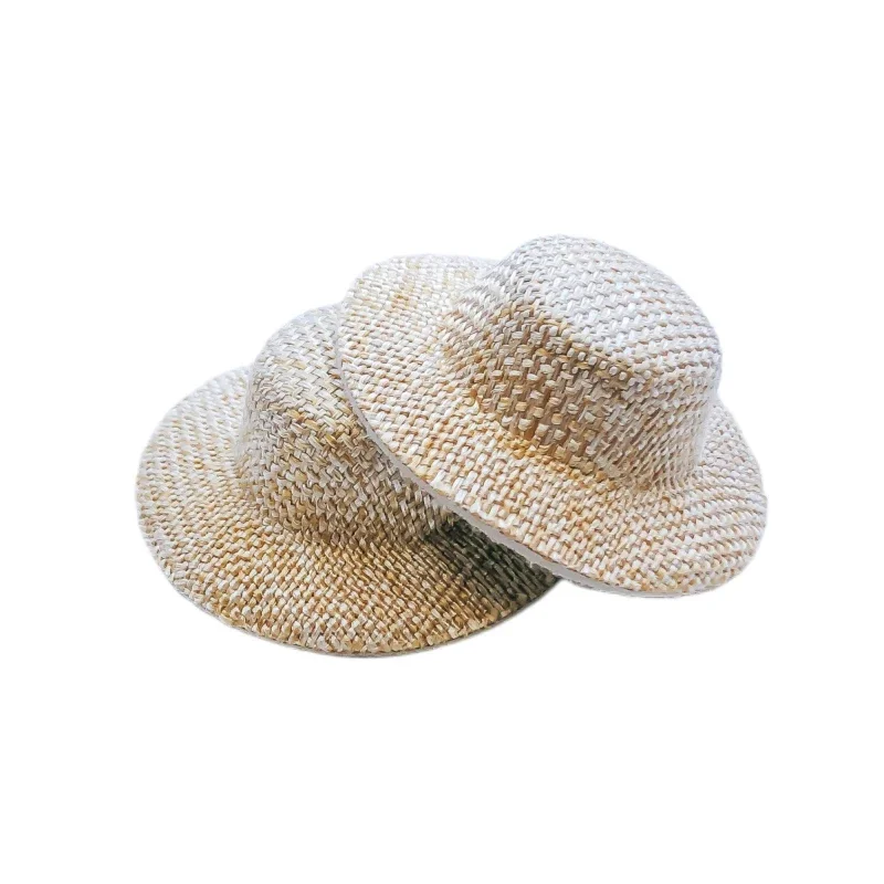 

Knit Sun Caps Cute Doll Hat Hairpin Accessories Jewelry Finding Diy Handmade Material 6pcs