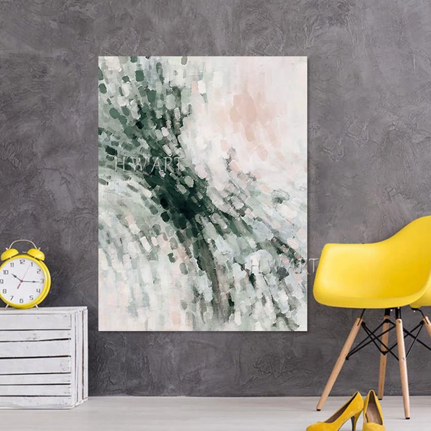 

Abstract Design Modern Art Picture, Office Artwork, Canvas Handmade Oil Paintings, Frameless, Wall Decoration For Sleeping Room