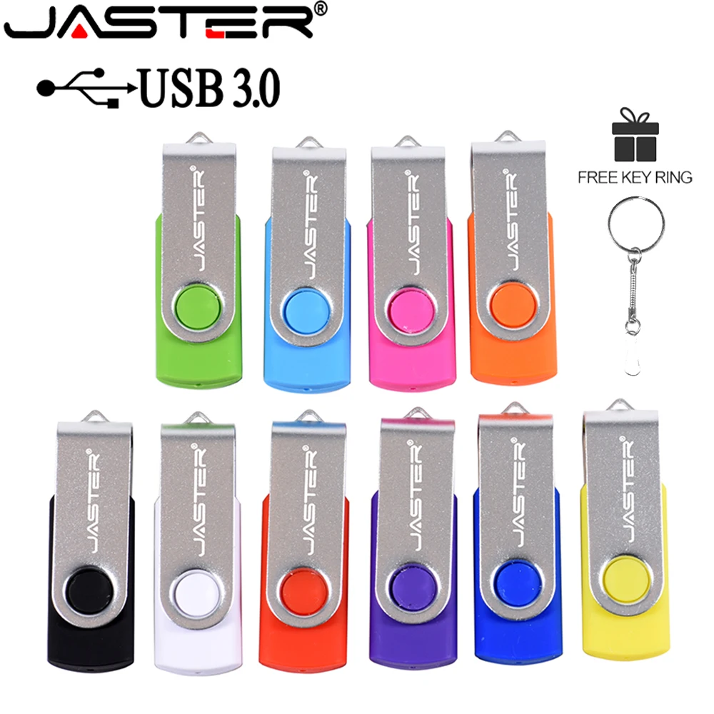 

Поворотный красочный флэш-накопитель USB 3.0, фиолетовый, 128 ГБ, красный, 32 ГБ, брелок для ключей, черный флэш-накопитель, креативный бизнес-подарок, синий