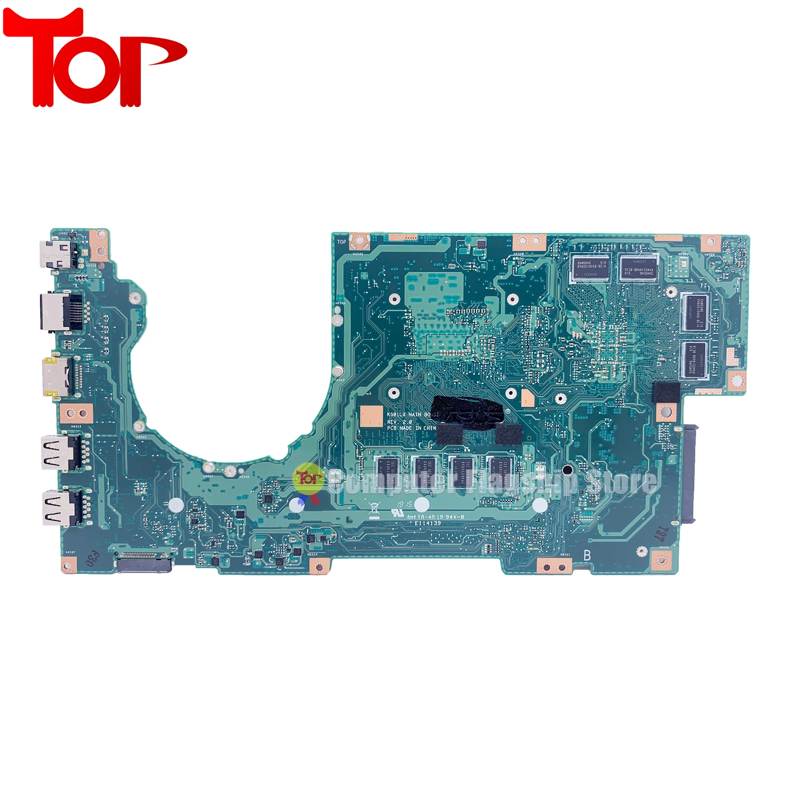 KEFU K501LX Mainboard For ASUS A501L V505L K501L K501LB K501 Laptop Motherboard I3 I5 I7 5th Gen 4GB-RAM GTX950M/GT940M