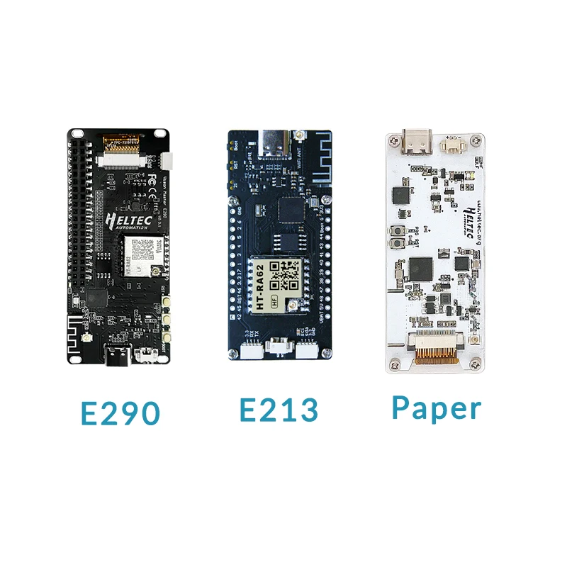Heltec Meshtastic ESP32 LoRa DevBoard pantalla de papel electrónico de tinta electrónica de 2,13/2,9 pulgadas etiqueta de estante electrónica inteligente WiFi BLE soporte Arduino