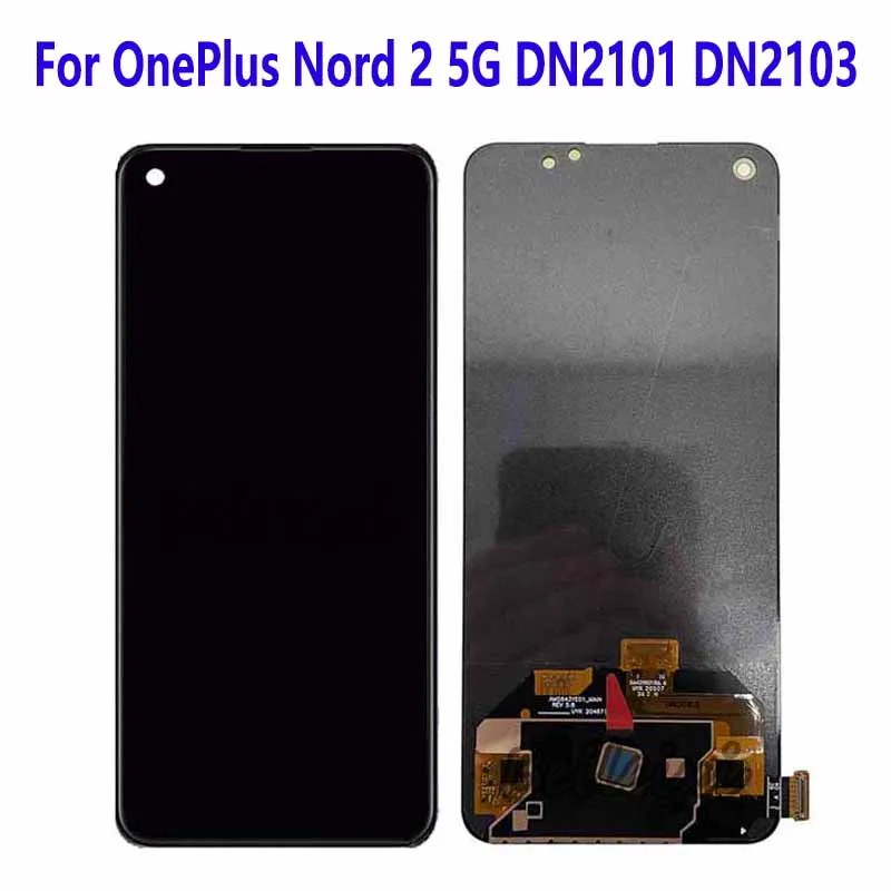 For OnePlus Nord 2 5G DN2101 DN2103 LCD Display Touch Screen Digitizer Assembly Replacement Accessory