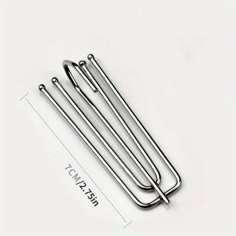 20Pcs High Quality Steel Curtain Hanging Hooks Ring Window White Hooks Home Decor Curtain Accessories