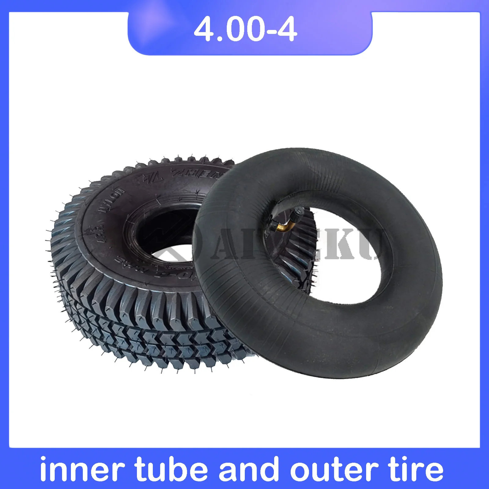 Three Wheel Scooter Tire 11 Inch 4.00-4 Heavy Duty Inner Tube Outer Tire Is Suitable for The Bladez Moby 3.00-4 Inner Tube