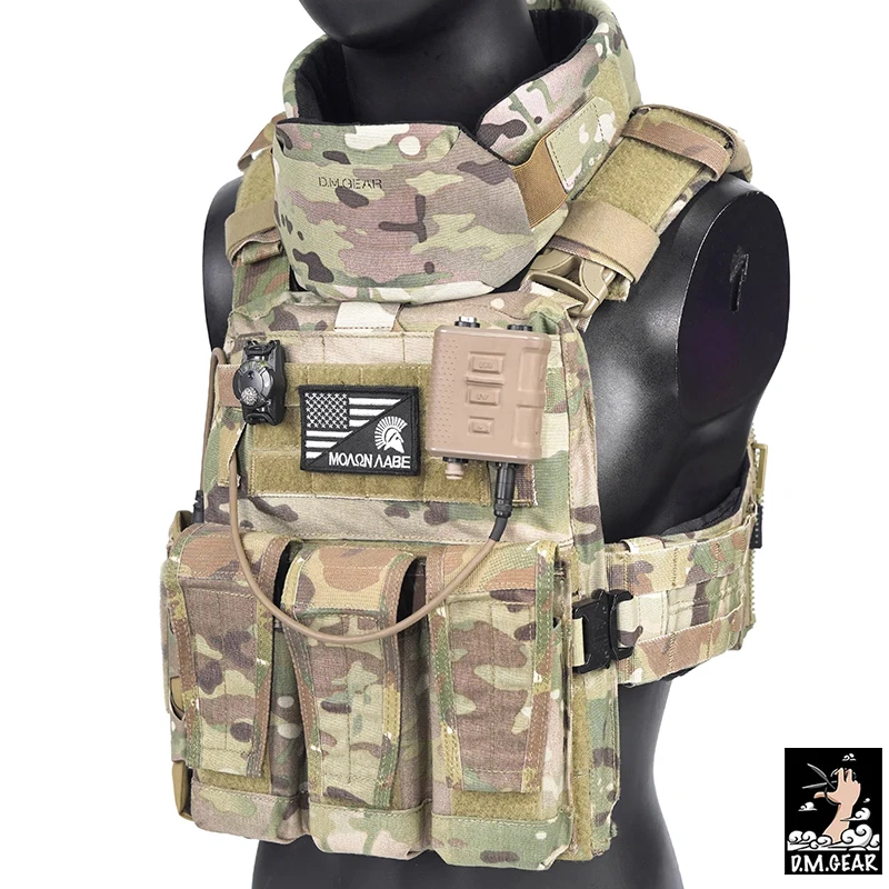 DMGear Tactical Vest Neck Guard Collar Protector 2.0 Tactical Airsoft Equipment Hunting Accessory for Jpc Avs Fcsk