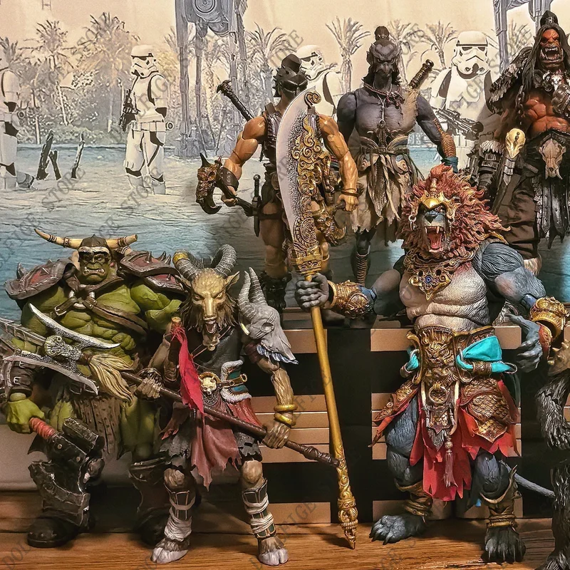 

Original Fury Toys Azure Lion Action Figure Demon Kings At Lion Camel Ridge Golden Classic Ver Collectible Model For Collectors