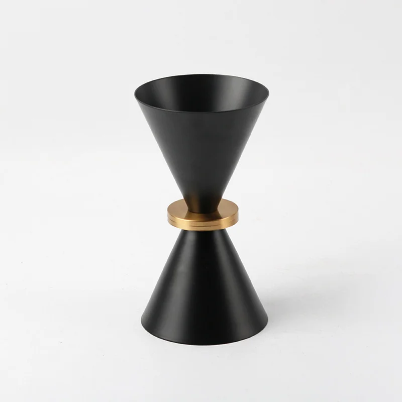 Modern Luxury Alloy Funnel Ornaments, Creative Home Decor Set, Soft Furnishing Decor for Living Room Display