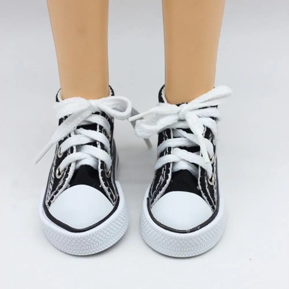 1Pairs 7.5 CM Canvas Shoes for 1/3 BJD Doll Shoes Tennis Shoes Doll Dress Up Accessories for 23 Inch Doll Best Gift for Girl