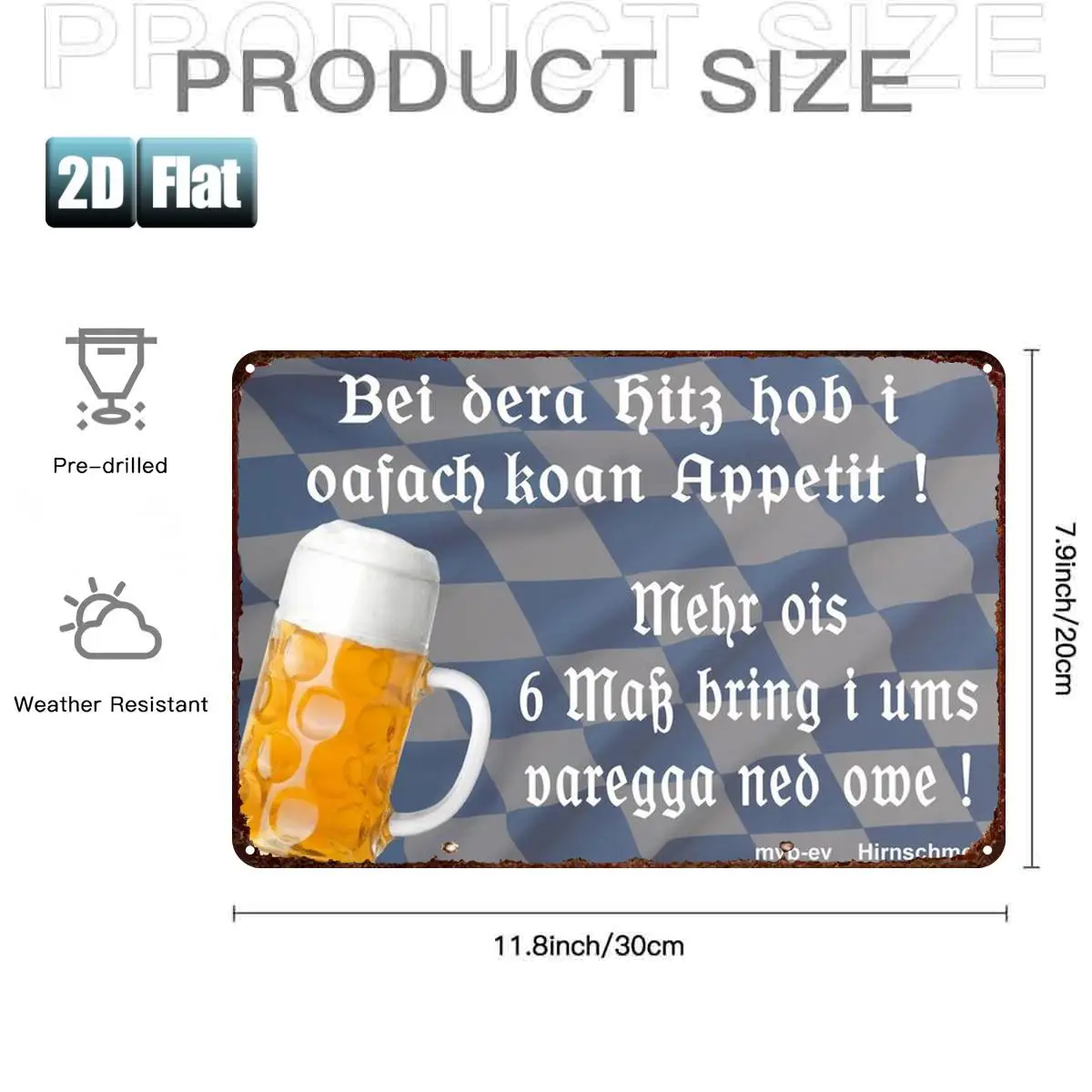 2D Flat Funny Quote Metal Sign Vintage Beer Lover Wall Plaque for Room Bar Restaurant Garage Door Decor
