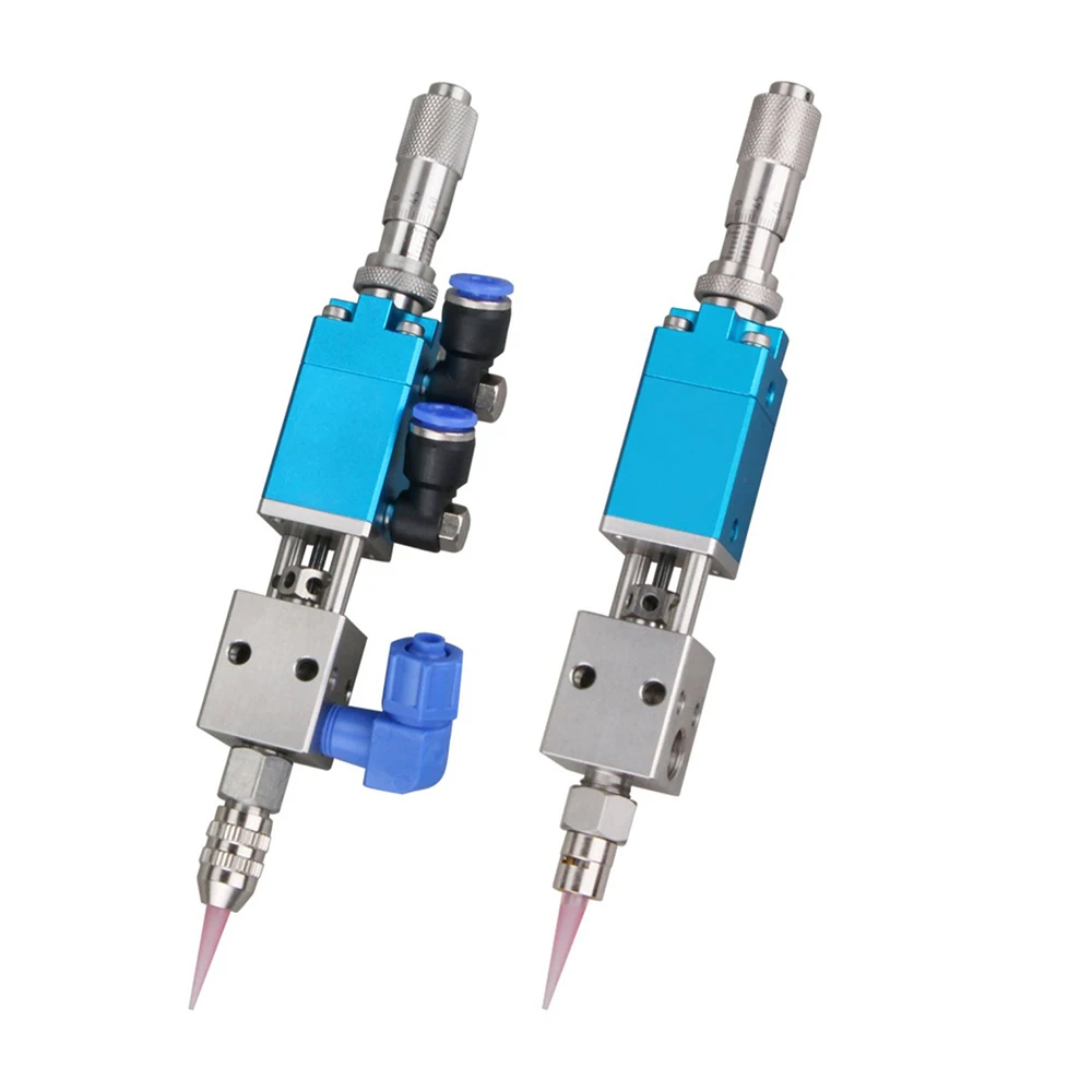 SY-2121Q with Micrometer Adjustment Knob Industrial Dispensing Valve Pneumatic Double-Acting Needle-off Glue Dispensing Valve