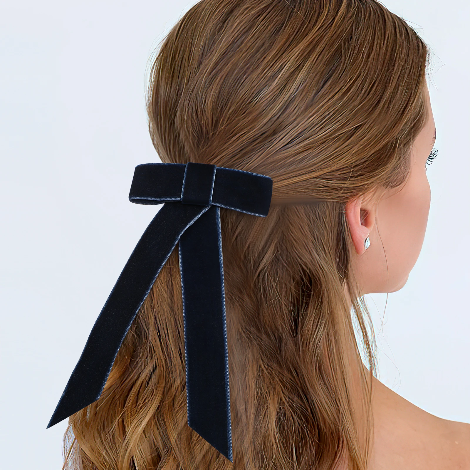 

1pc Large Durable Hair Pins Chic Bobby Pins Spring Barrettes Girls Hair Clips Blue Elegant Decoration Party Gift