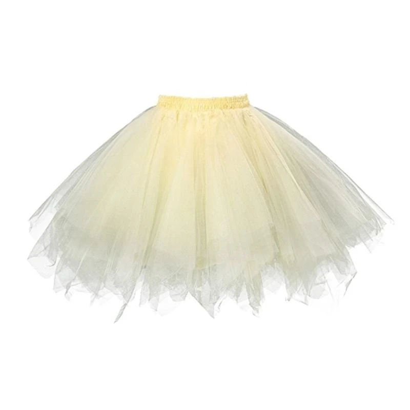 

Women's Layered Pleated Tulle Skirt Dance Tutus Skirt Midi Skirt Streetwears