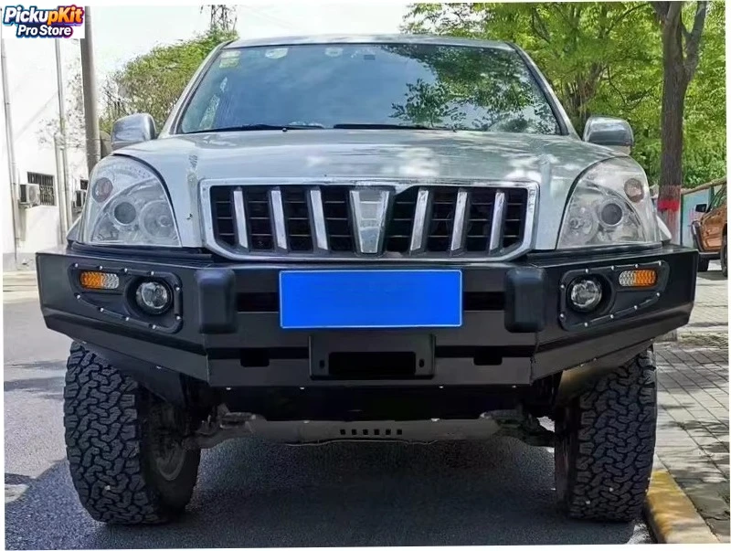 

GX470e Steel Front Bumper LC120 Fit Off-Road Impact Resistant