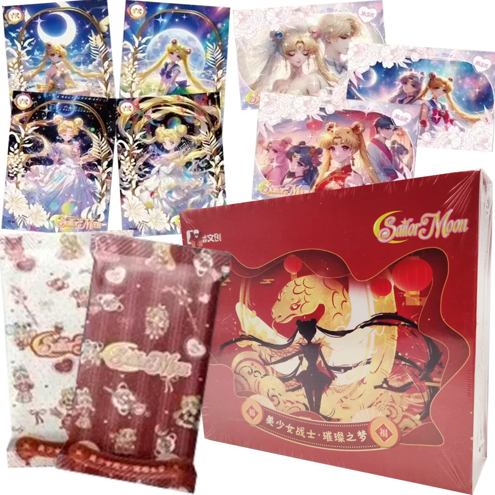 

Sailor Moon Collection Cards Tsukino Usagi Kino Makoto Anime Character Close Up Gem Cards Classic Magical Girl Peripheral Gifts