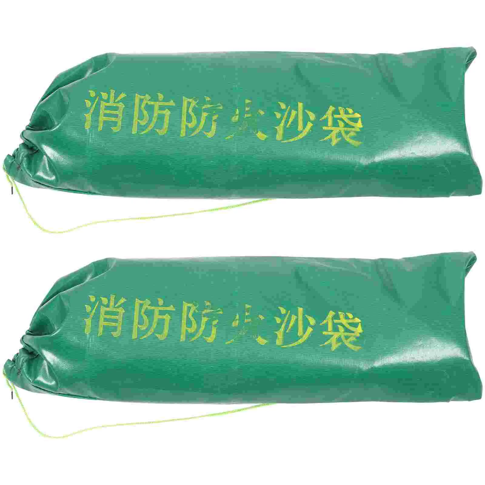 

2 Pcs Fireproof Sandbags Heavy Duty Flood Protection Reusable Water Barrier Prevention Barriers Doors Windows