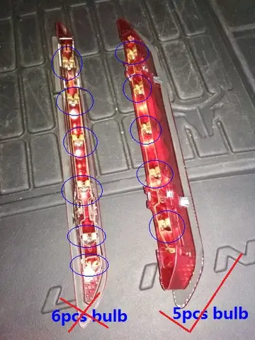 Kamshing För Mondeo 2008 2009 2010 Bakre bromsljus Högt monterad bromsljus LED Tredje bromsljus Stoppljus Extra lampa 10 best sales Ford Mondeo 2008 - №5