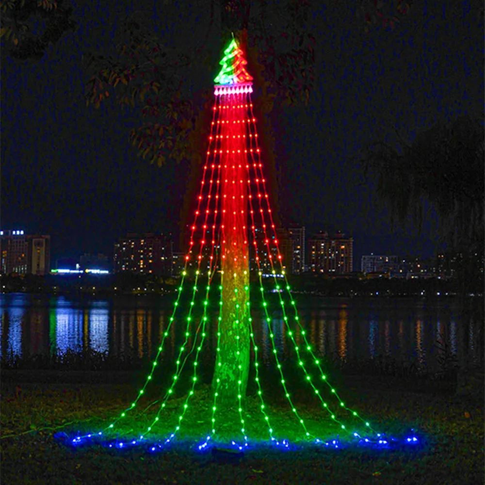 أضواء الجنية الذكية، تطبيق USB و10 أوضاع للتحكم عن بعد في الهواء الطلق لعيد الميلاد، والشجرة، والعام الجديد، والحديقة، وديكور العطلات #1