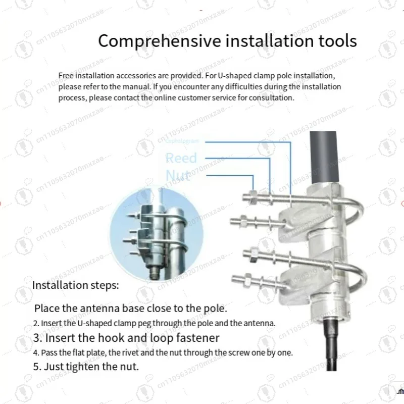 antenne-omnidirectionnelle-etanche-pour-exterieur-915-mhz-lora-frp-pour-l'acquisition-de-donnees-iot