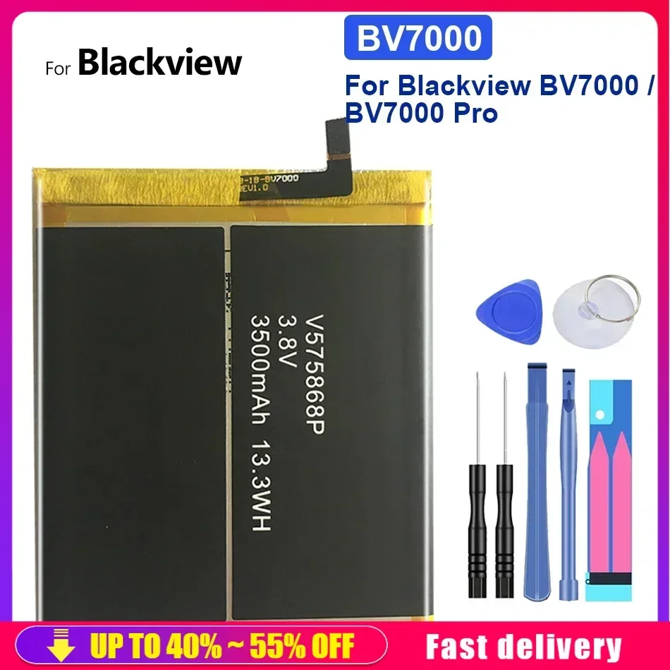 3500mAh Battery For Blackview BV7000 BV 7000 / BV7000 Pro BV7000Pro  Mobile Phone Batteries