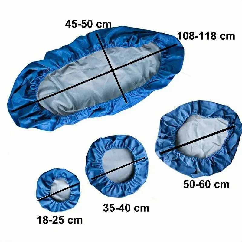 4Pcs/Set Dental Chair Cover Unit PU Leather Dental Seat Cover Elastic Waterproof Protective Seat Chair Cover Dentist Equipment