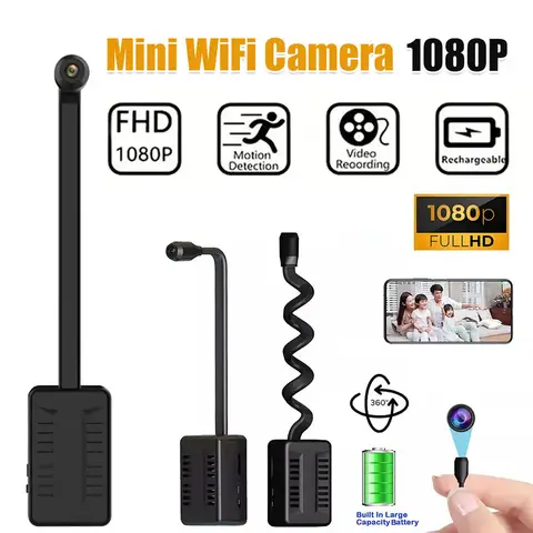 어린이/가정/애완동물을 위한 모션 감지 무선 보모 캠이 포함된 미니 WiFi 카메라 1080P 보안 카메라