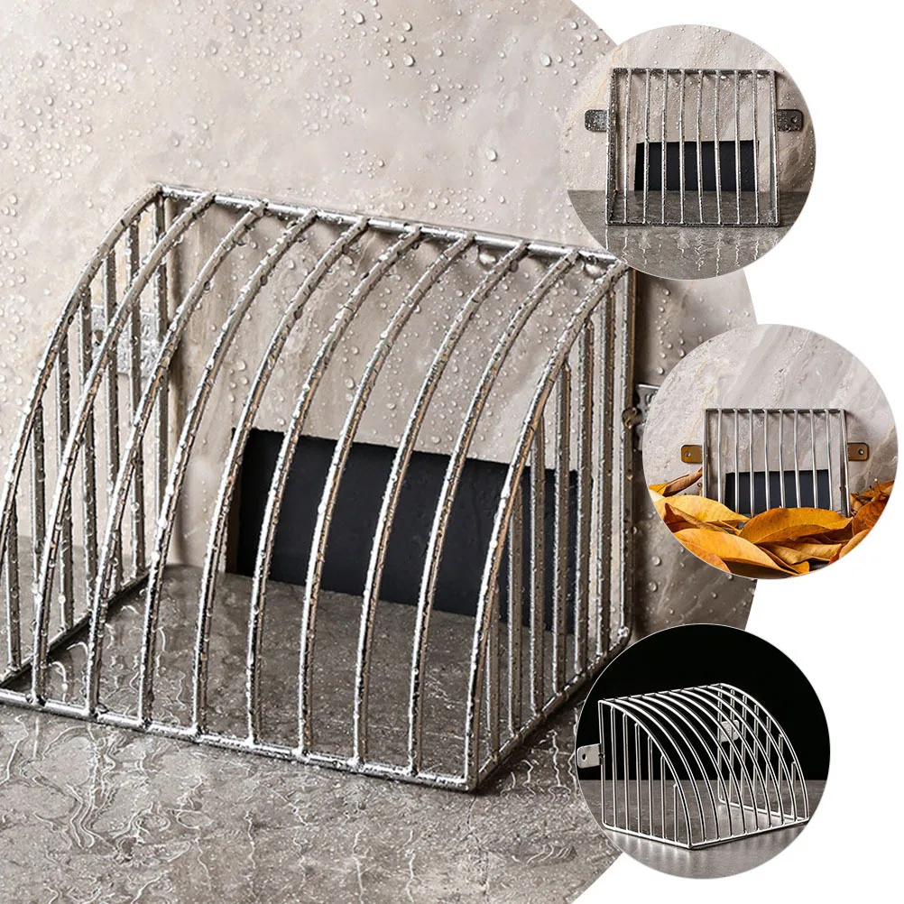

1 set 1 Set Gutter Guard Stainless Steel Strainer Anti Blocking Filter Drain Floor Balcony Flank Roof Sink Leaves Protector Rack