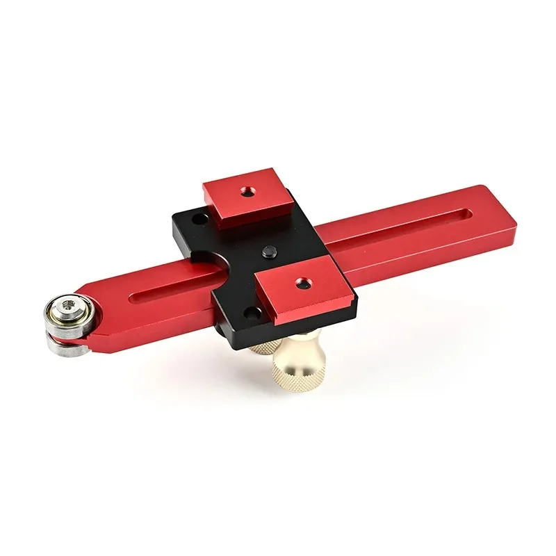 Adequado para ferramentas de alta precisão de serra de mesa de fixação de rasgo fina de 3/8 polegadas e 3/4 polegadas, 160mm/200mm guiado anodização CNC