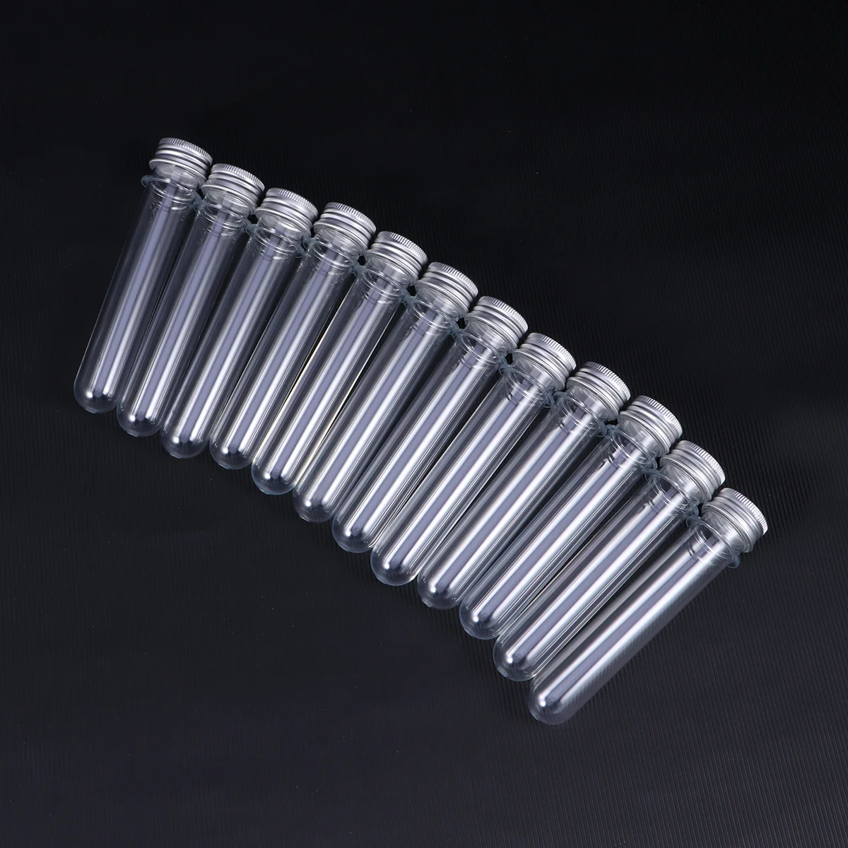 12 Pcs Long Service Life Test Tubes Reusable with Caps Lids Glass Bottle Vial Ergonomic Design Impeccable Craftsmanship