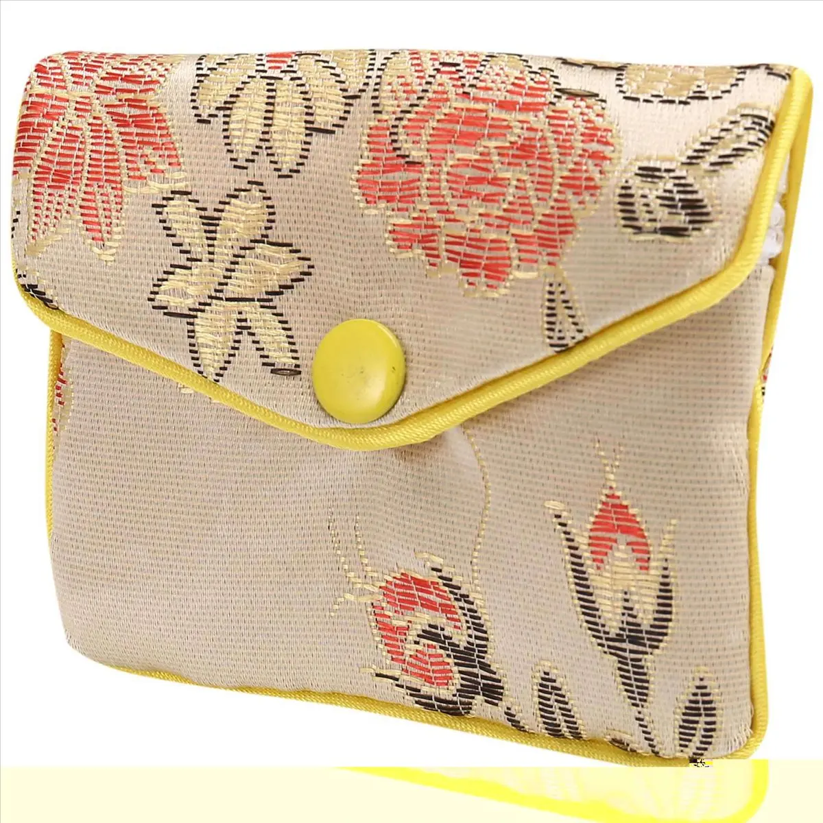 *ABAB 36-Piece Jewelry Silk Purse Bag Brocade Embroidery Bag Gift Bag, Various Colors