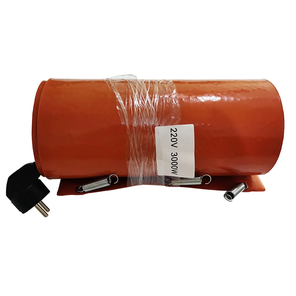 Imagem -05 - Cinto de Aquecimento de Silicone Elétrico Aquecedor de Banda de Silicone Aquecedor de Borracha Tanque de Gás Aquecedor de Barril de Metal 200l Tambor de Óleo 1740x250 mm