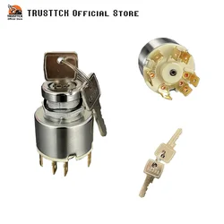 4 Position Park/Off/On/ Ignition Switch 551508 with 2 Keys for lucas SPB501