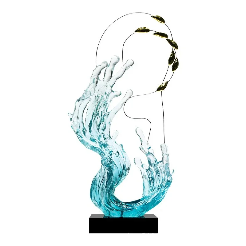 

Light luxury high-end living room TV cabinet ornament home jewelry entrance decoration