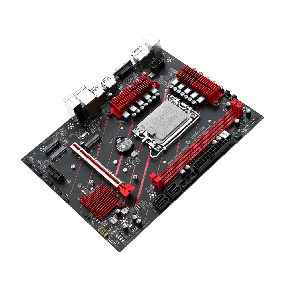 Imagem -02 - Kit Motherboard H610m i5 12400f Ddr5 32gb 4800mhz Dual Channel Suporte M.2 Nvme Cnvi Wifi Gaming Motherboard Set